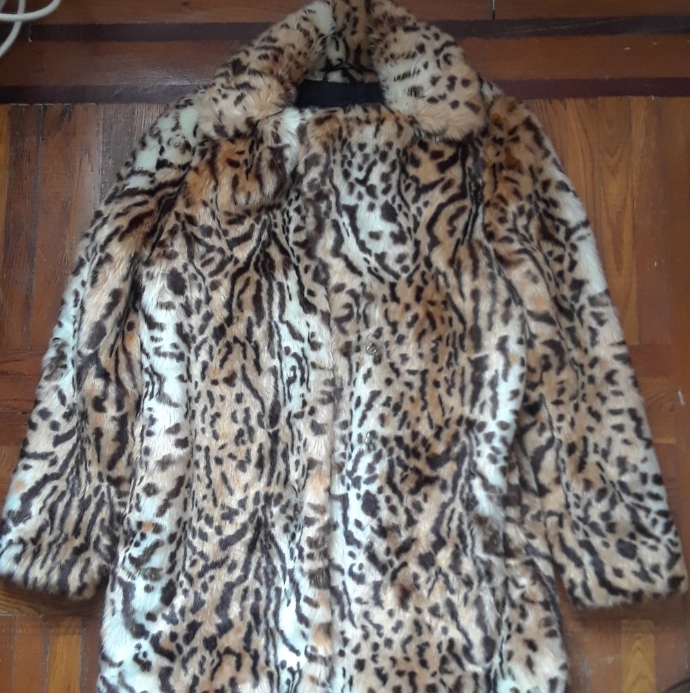 H&M faux fur coat